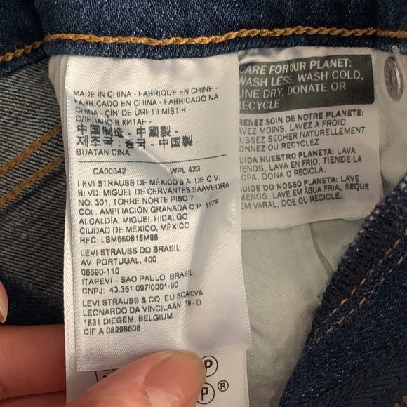 NWT Women’s Levi’s High Rise Distressed Skinny Jeans. Size 25 - Picture 8 of 12